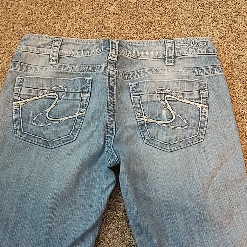 Silver jeans
